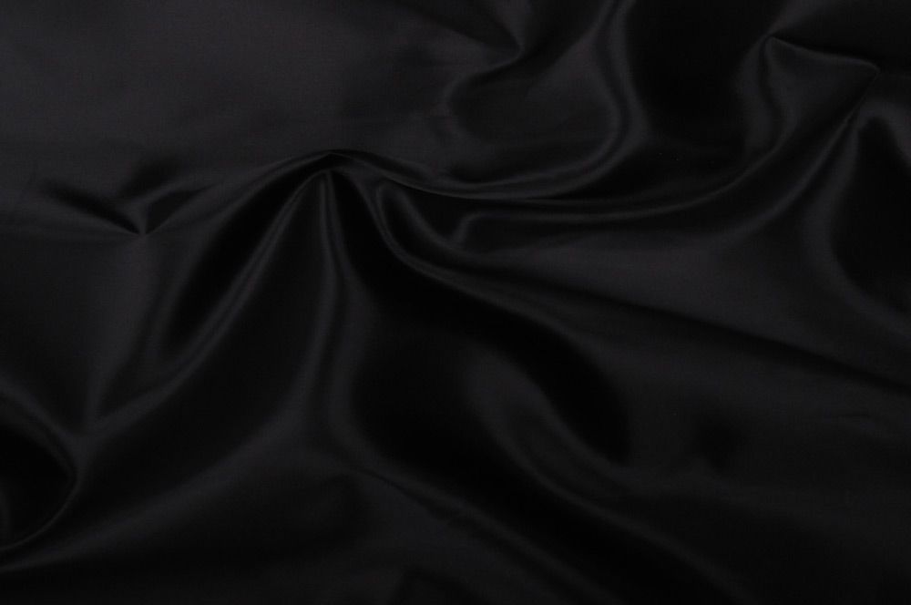Braut-Satin - Schwarz 