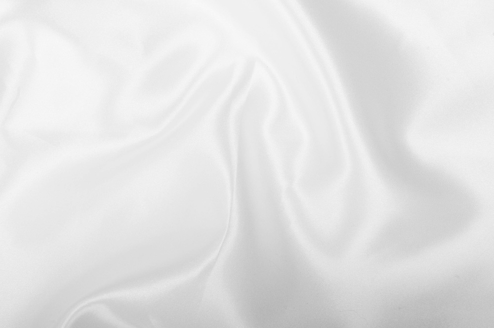 Satin - schwer entflammbar Weiß