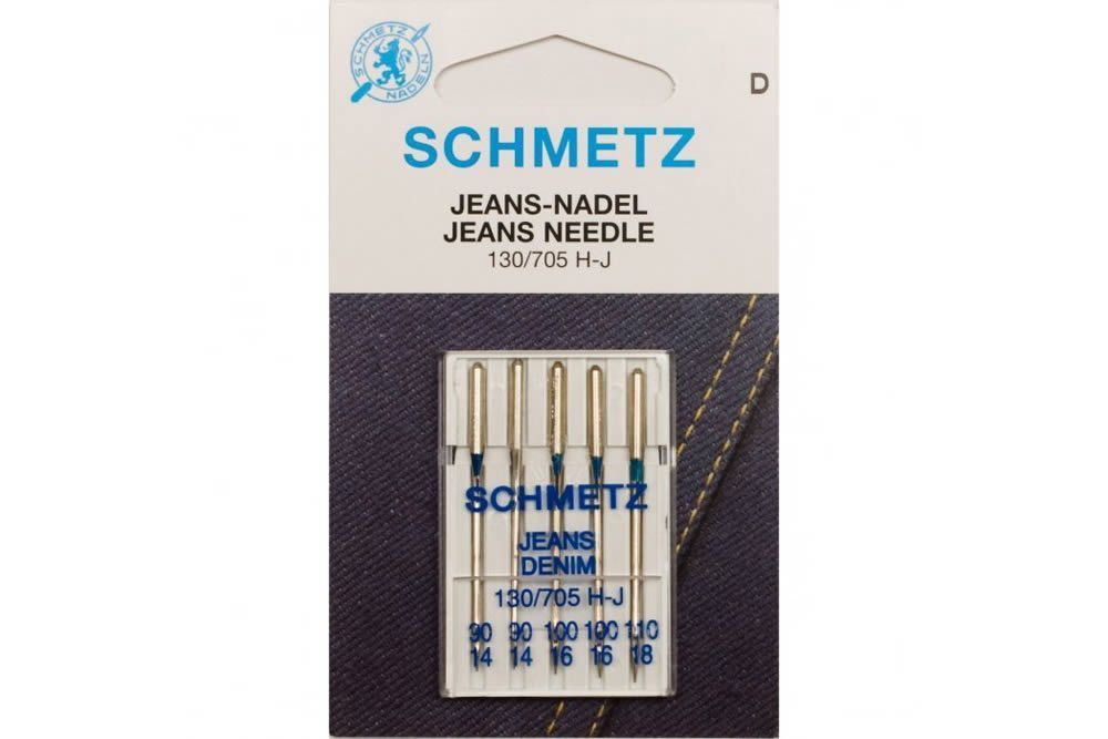 Jeans-Nadel - 5 Stück 90-110 