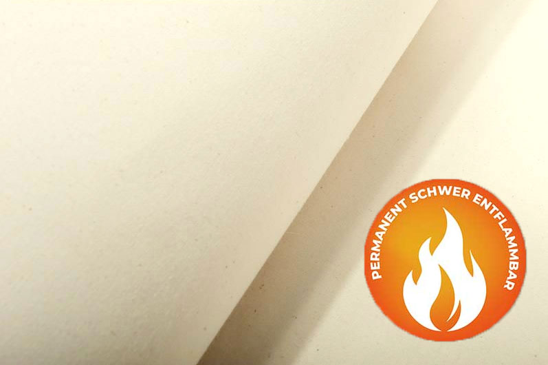 Segeltuch 430 g - B1 - 500 cm - Sand 