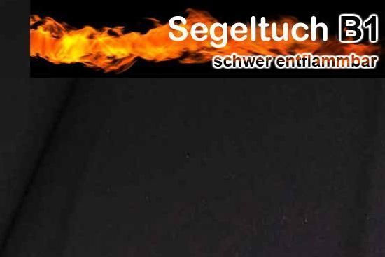Segeltuch B1 220 cm - Farbe: Schwarz 
