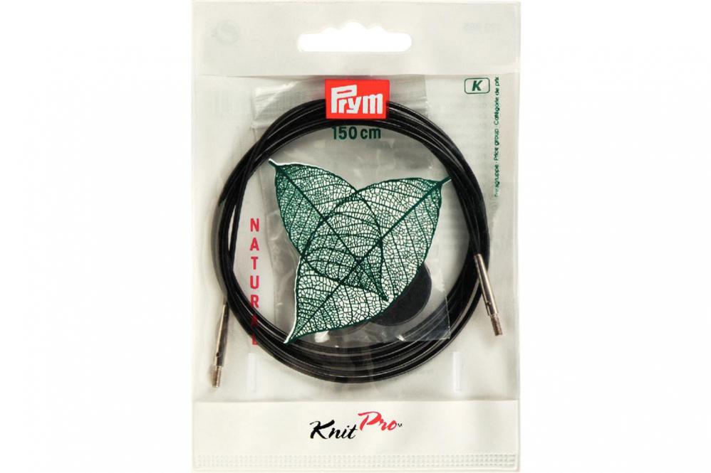 Seil und Zubehör für Rundstricknadel Prym 150 cm Natural 