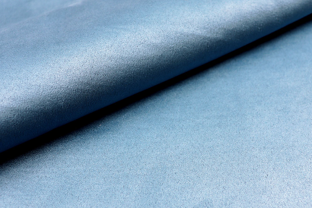 Microfaser-Möbelstoff - Verona Azurblau