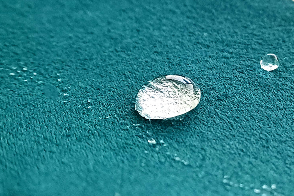 Microfaser-Möbelstoff Soft wasserabweisend - Petrol 