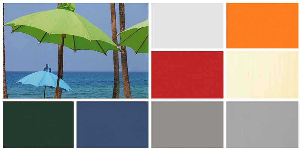 Schirmstoff Sunlight - wasserdicht - uni 