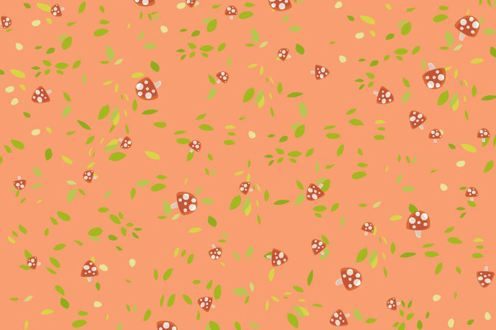 Nano-Softshell - Fliegenpilz Allover Orange