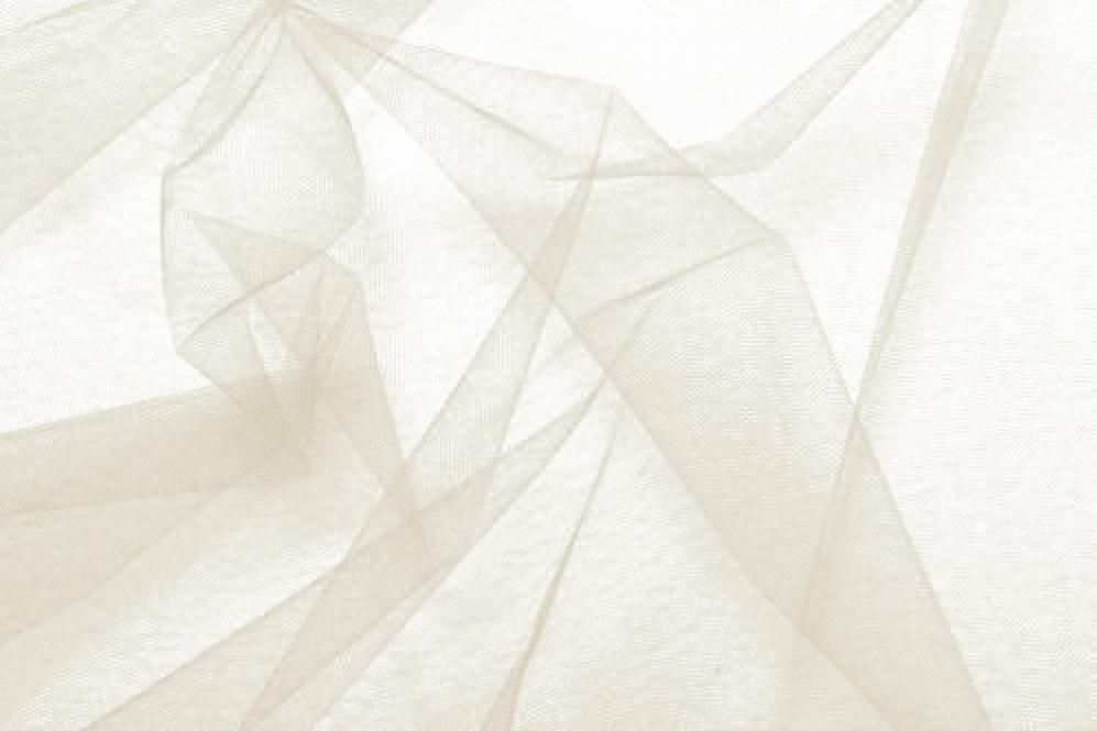 Feintüll - Champagner - 2,0 Meter 