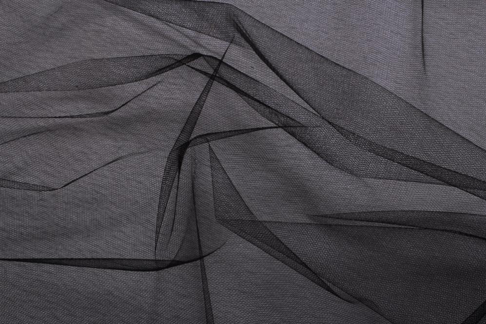 Softtüll - Schwarz - 130 cm 