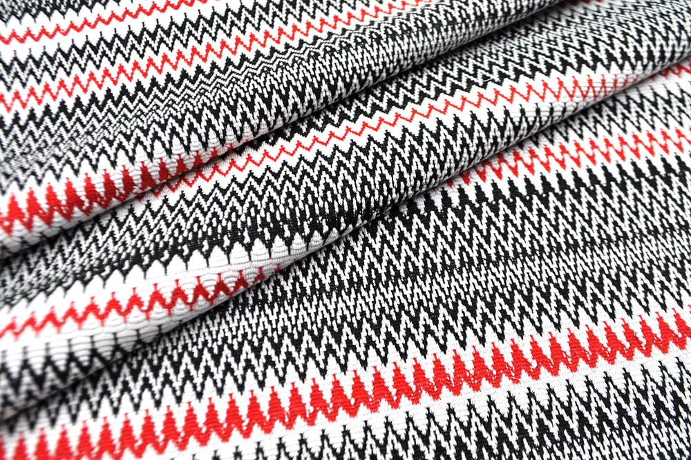 Strick-Jacquard - Ethno-Style - Rot 