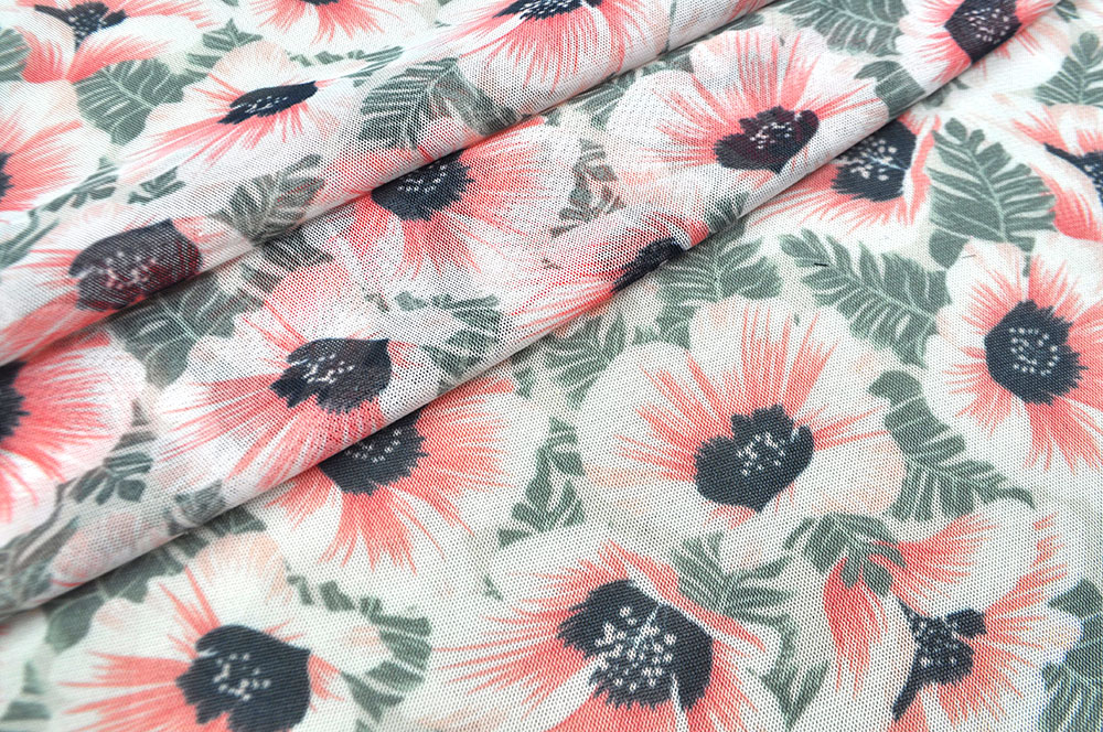 Stretch-Mesh - Spring Flower 