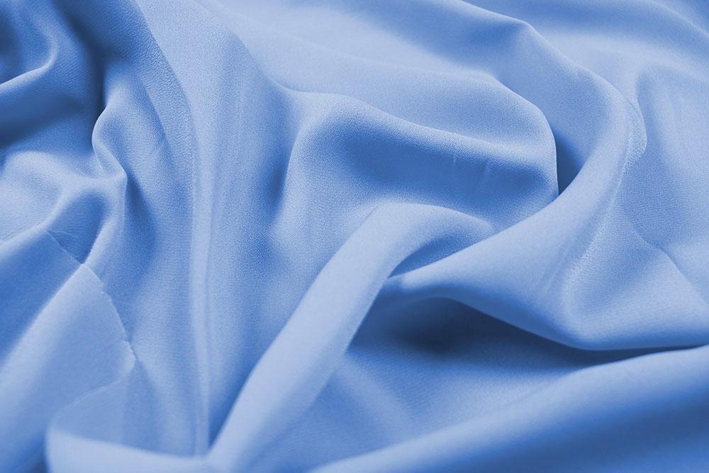 Blusen-Chiffon - Ocean Blue 