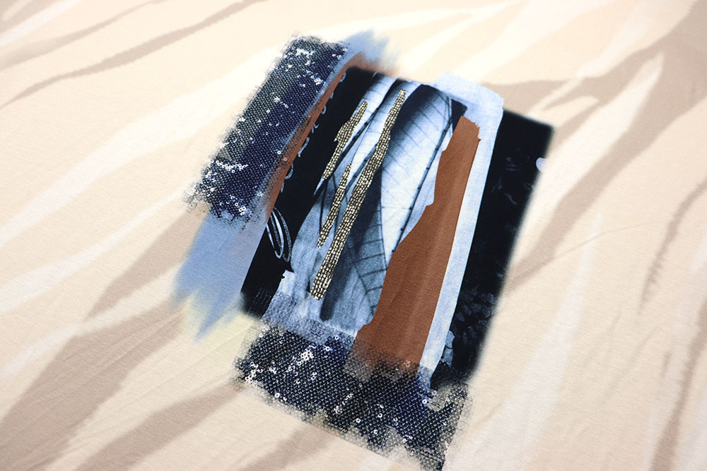 Viskose-Paneljersey - Gala Chic 