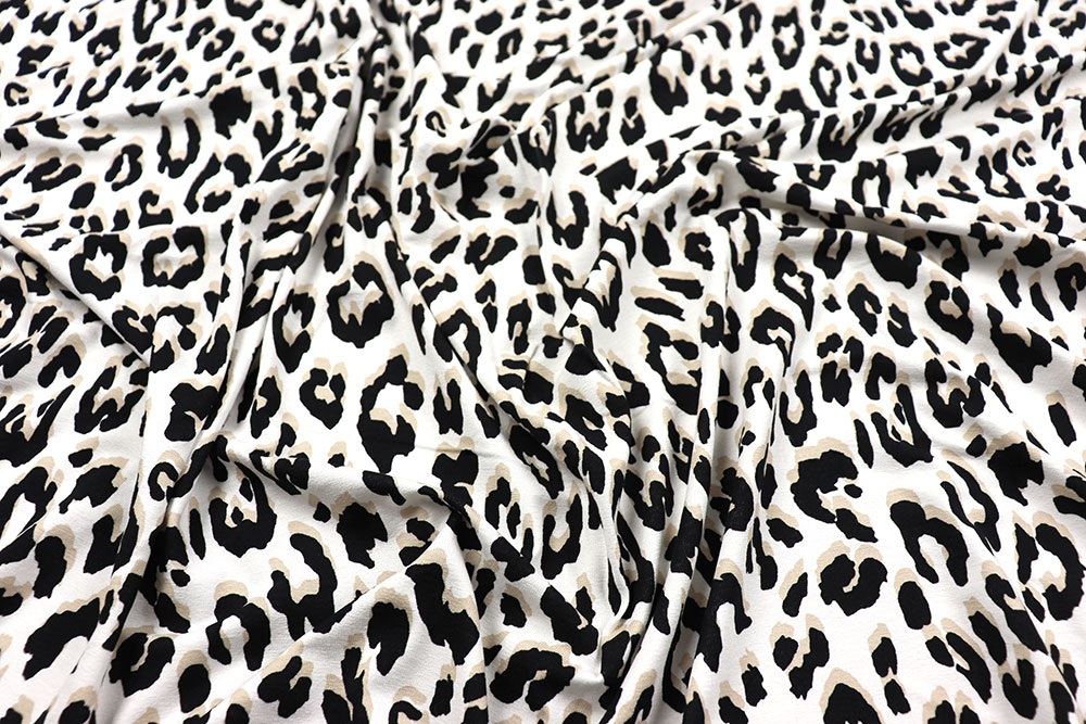 Viskosejersey - African Leo - 1,0 Meter 