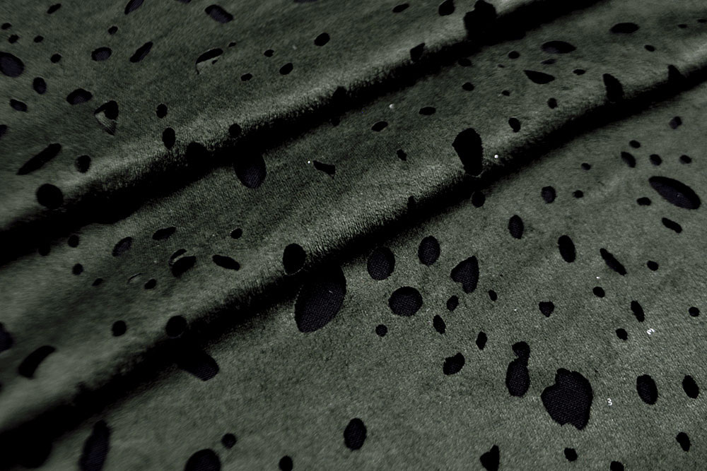 Wildleder gelocht - Military Green 