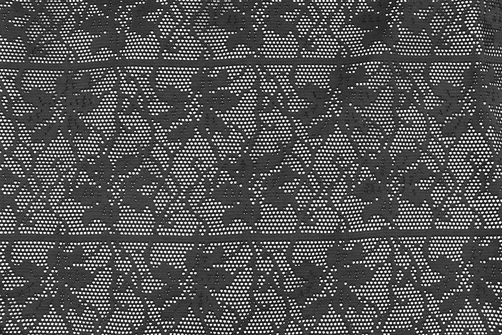 Stretch-Mesh Premium - Big Black Lace 