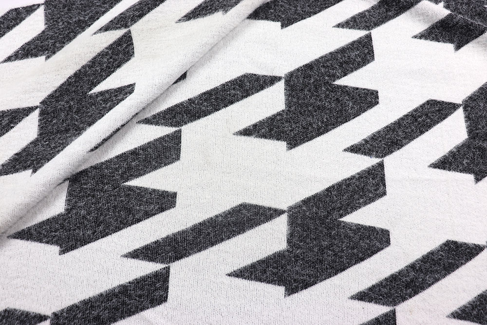 Strickstoff Mohair-Style - Riesen-Hahnentritt 