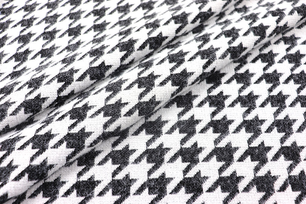 Strickstoff Mohair-Style - Hahnentritt 