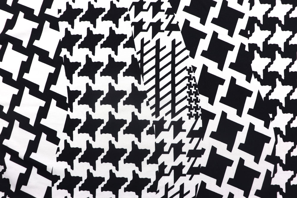 Viskosejersey - Pepita Big Mix 