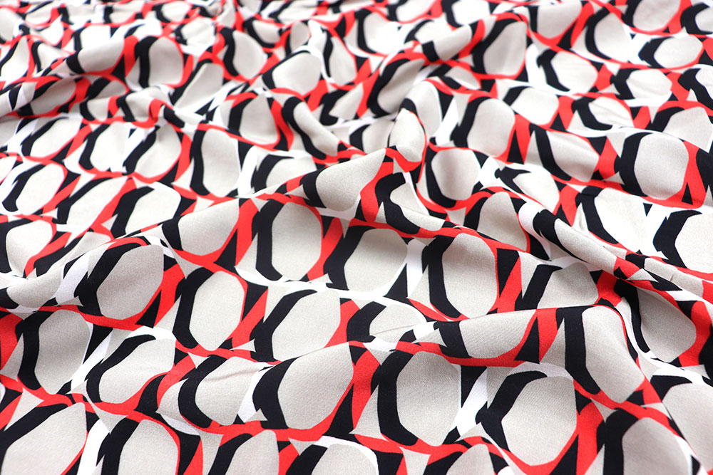 Viskosestoff - Lissabon Red 