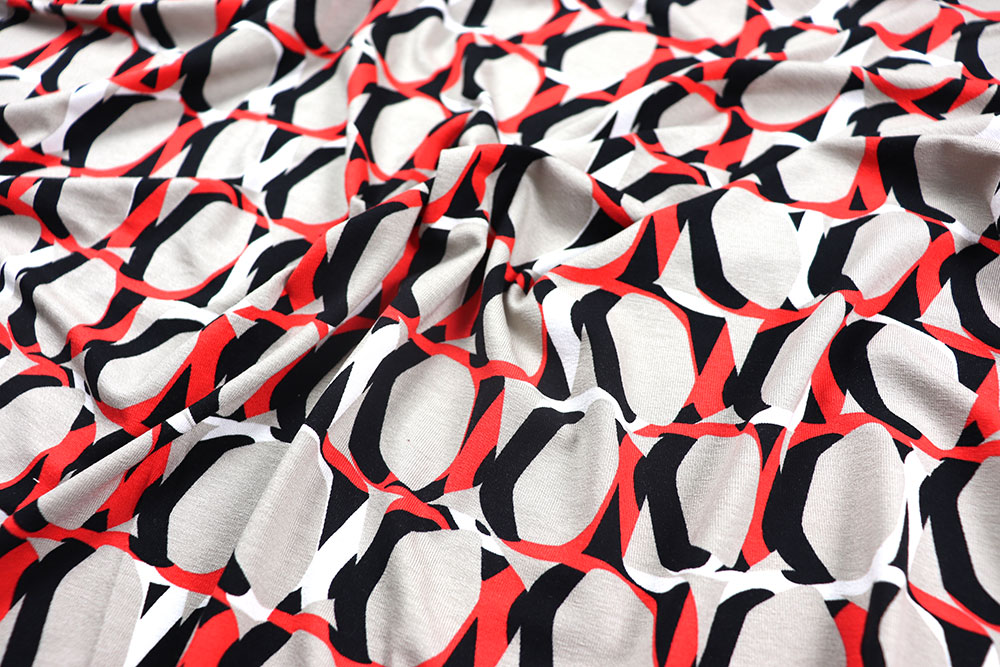 Viskosejersey - Lissabon Red 