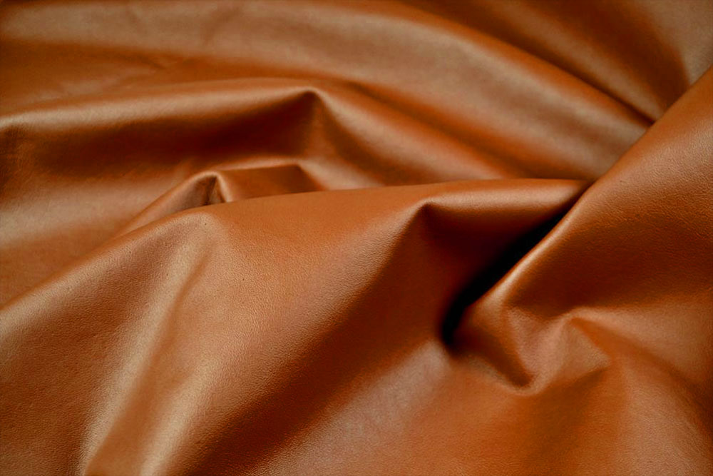 Echtleder-Haut Dallas - Haut ab 5 qm - Terracotta 