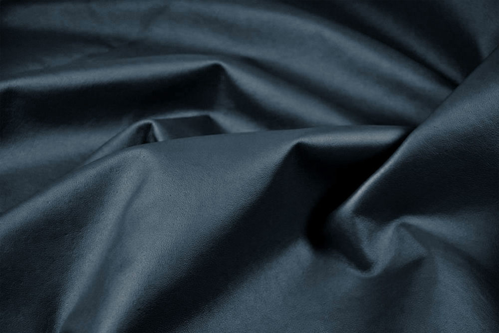 Echtleder-Haut Dallas - Haut ab 3 qm - Dunkelblau 