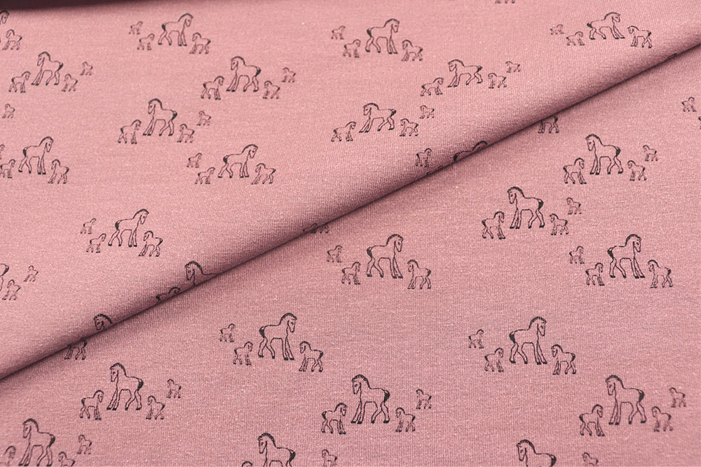 Jersey - Kleine Pferde - Altrosa 