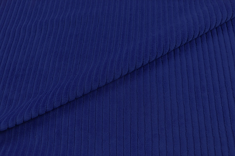 Jersey - Velvet Cord - Royal 
