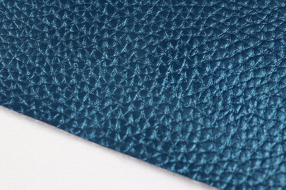 Kunstleder Metallic - Petrol 