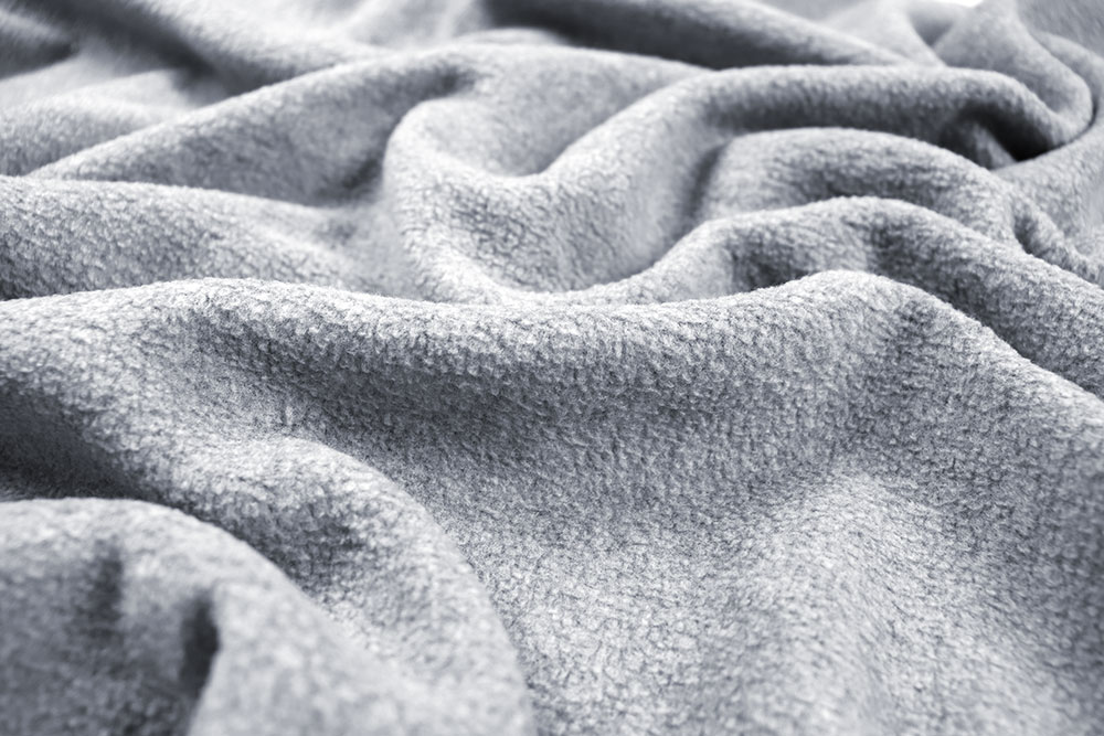 Polarfleece Melange - Hellgrau 