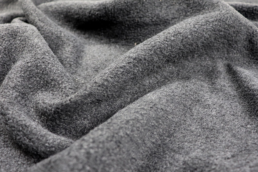 Polarfleece Melange - Grau 