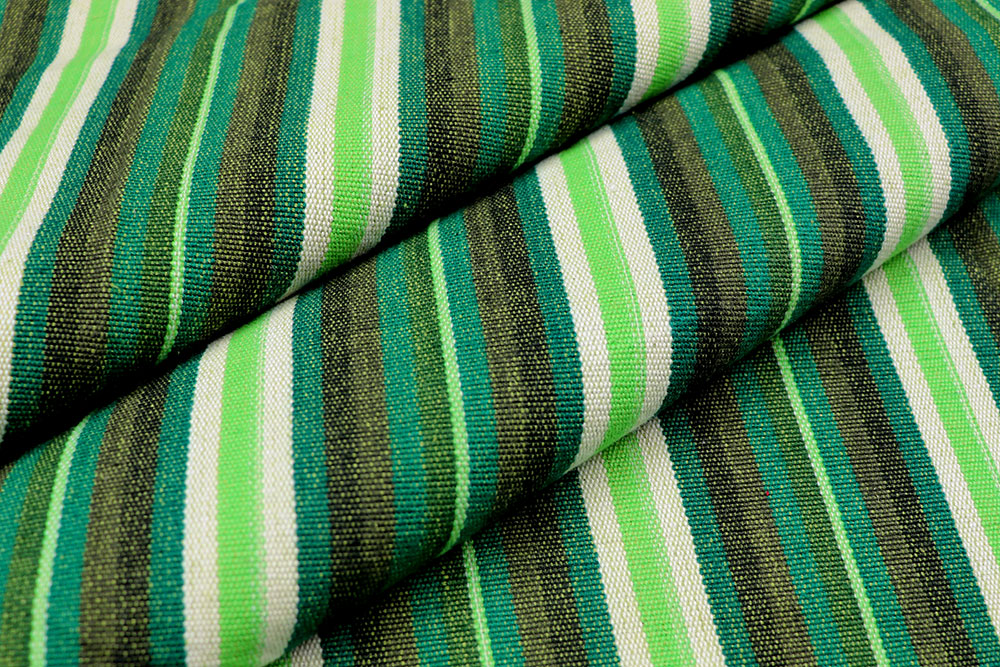 Dekostoff - Webstreifen - Sancho Pancho - Grün 