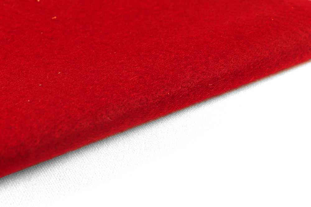 Filz 90 cm - Rot - B-Ware 