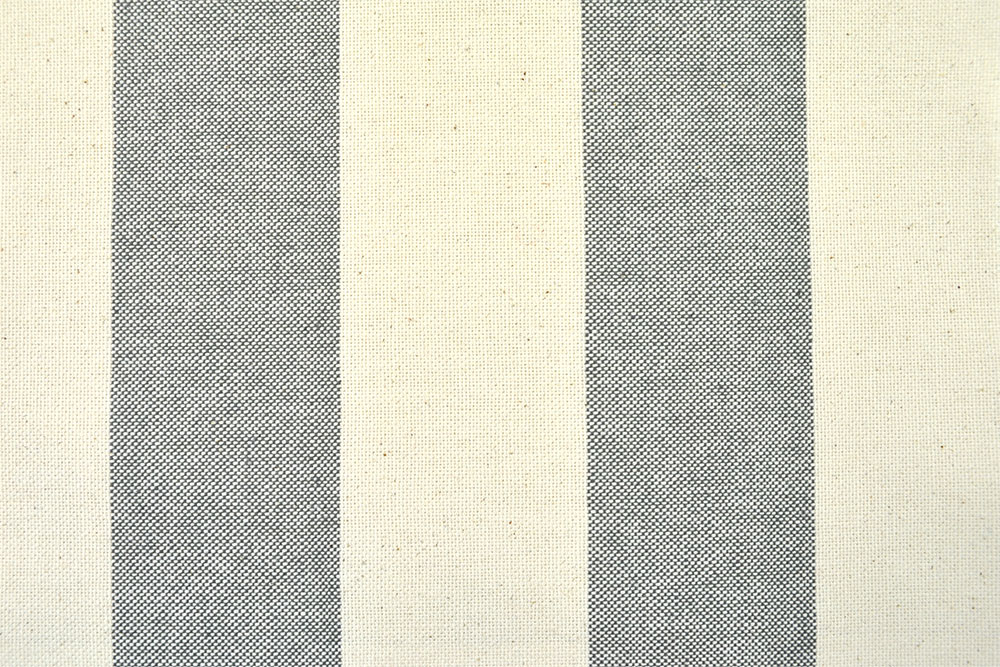 Segeltuch Nature - 280 cm - Blockstreifen - Grau 