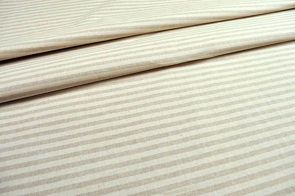 Segeltuch Nature - 280 cm - Dünne Streifen - Beige 