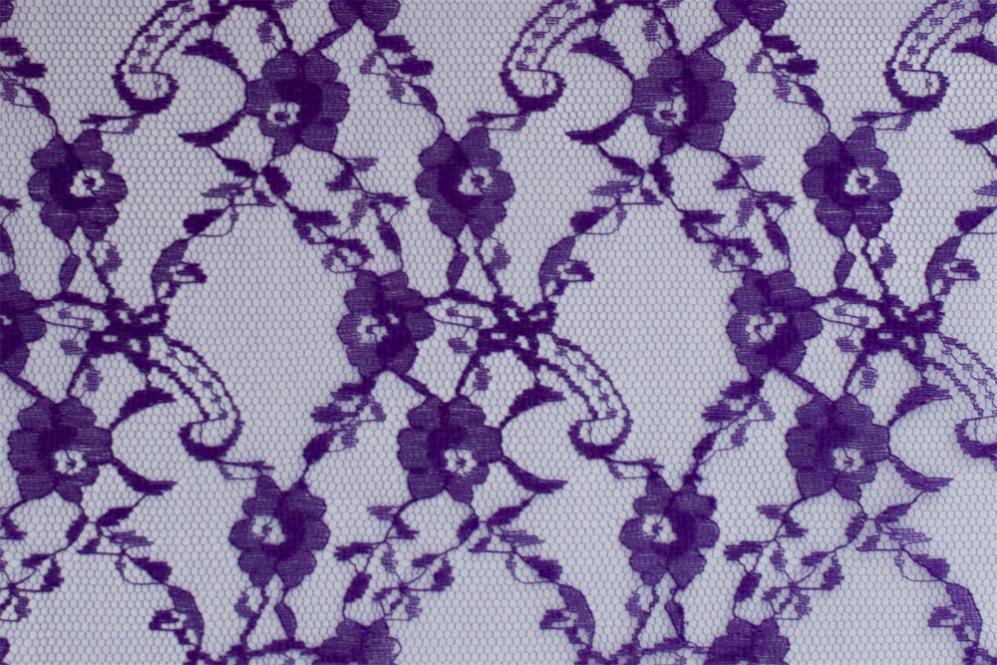 Spitze - Lila - 1,0 Meter 