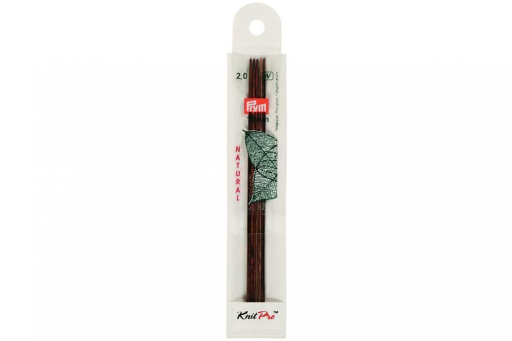 Strumpfstricknadeln Prym 15 cm - 2,0 mm Farbig Natural 
