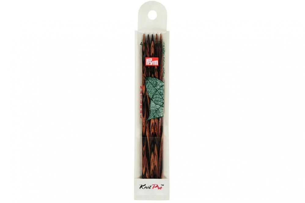 Strumpfstricknadeln Prym 15 cm - 4,0 mm Farbig Natural 