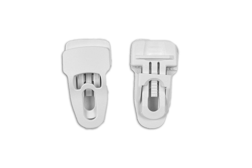 Klemm-Ösen - M - 4 Stck. - Weiß 