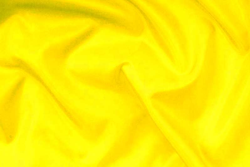 Dekorations-Taft - schwer entflammbar Neongelb