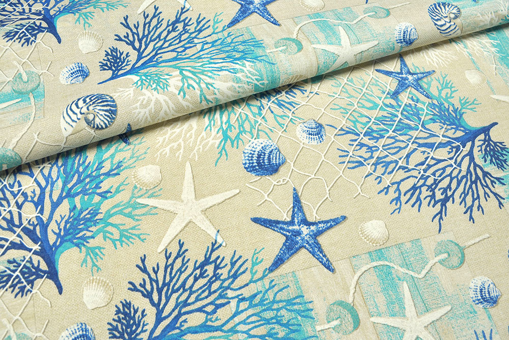 Outdoor-Dekostoff - Korallenriff