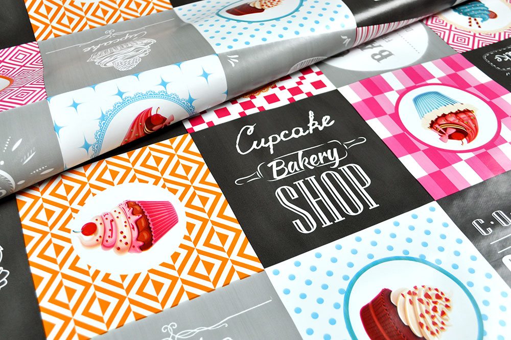 Wachstuch - Cupcakes and Coffee 