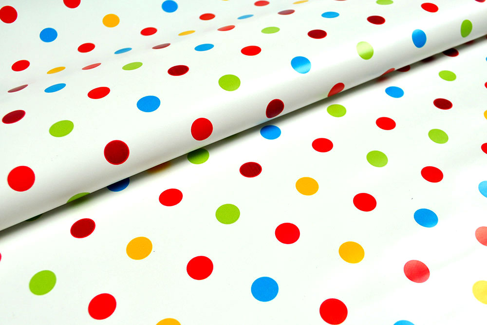 Wachstuch - Bunte Punkte 