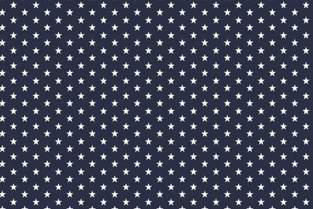 Tischdeckenstoff Bella - Mini-Sterne Navy
