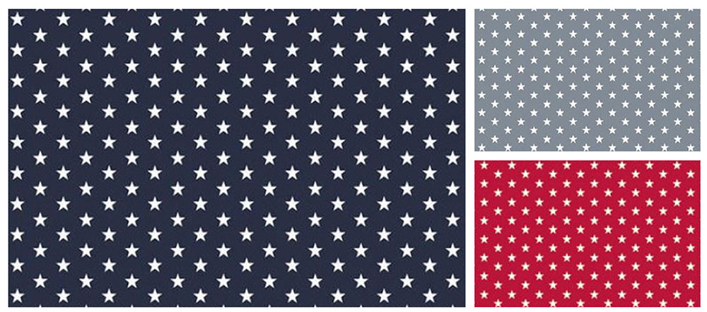 Tischdeckenstoff Bella - Mini-Sterne 