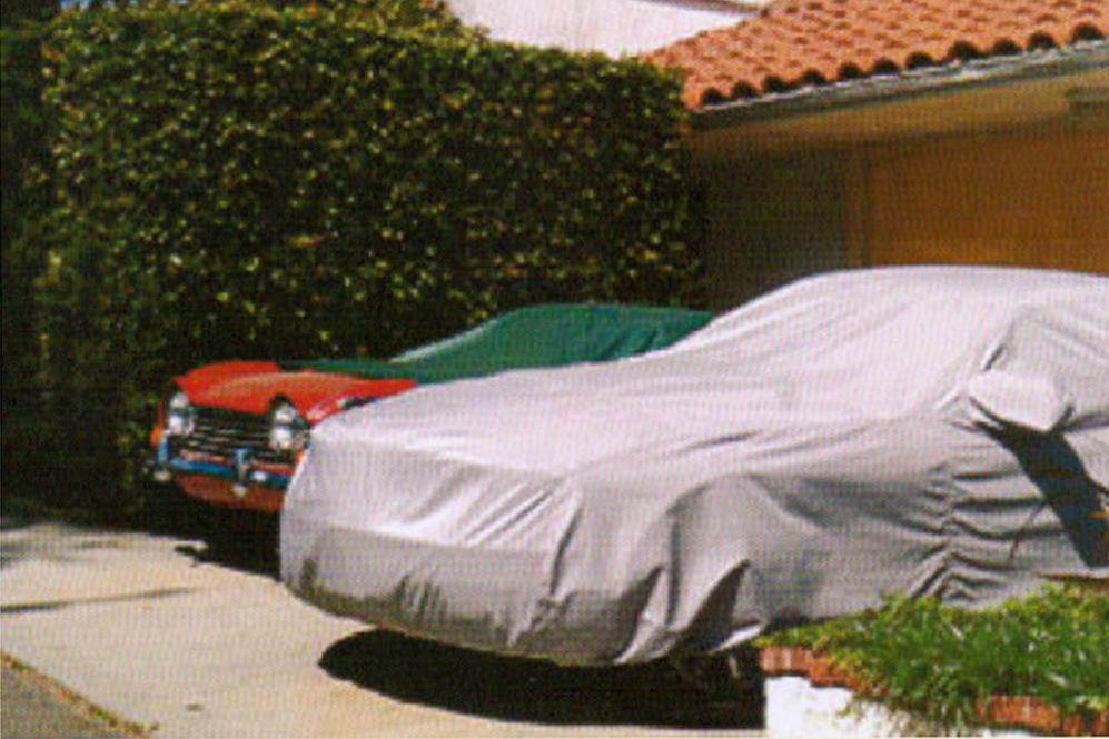 Abdeckplane mit Vliesunterseite - Grau 