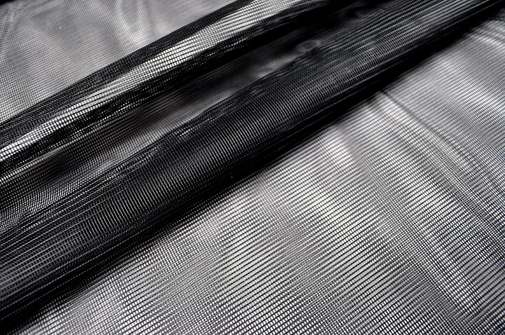 Moskitonetz Meterware - 300 cm - Schwarz 