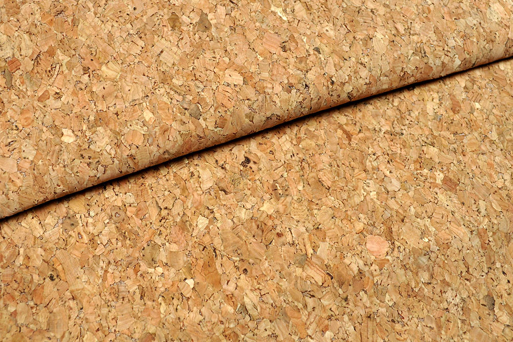 Kork-Stoff - Uni - 140 cm breit 