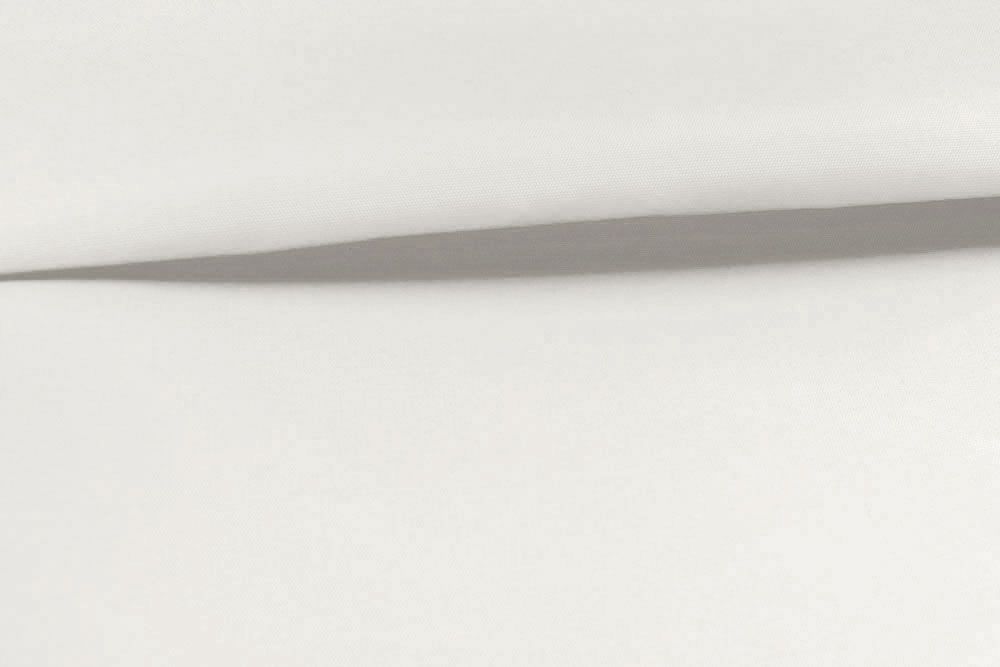 Bella - Duschvorhang-Stoff - Uni Weiß