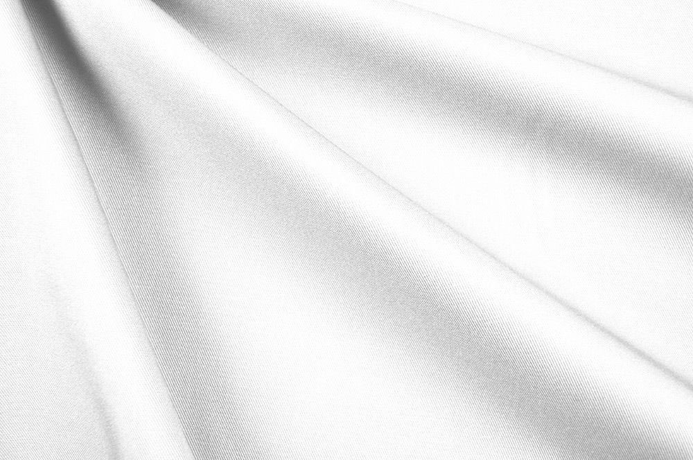 Baumwoll-Köper kochfest - Weiß 